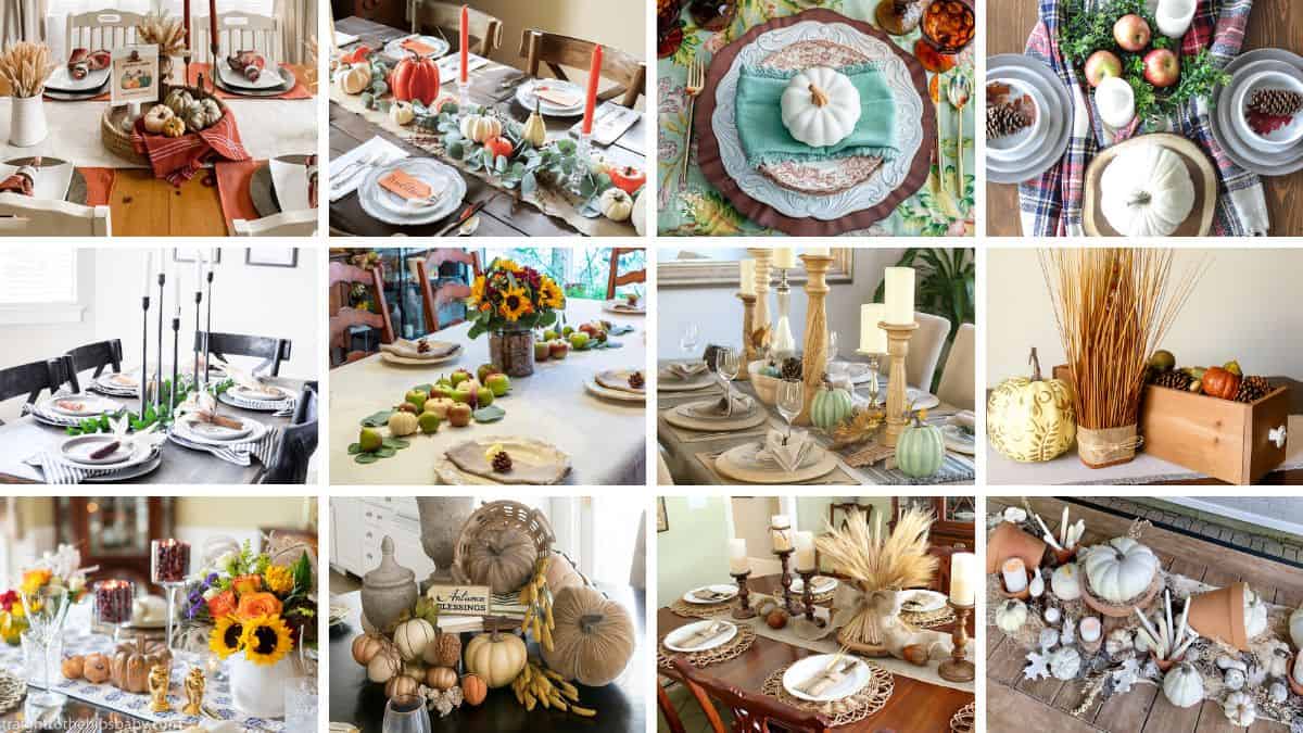 20 Easy Thanksgiving Table Setting Ideas