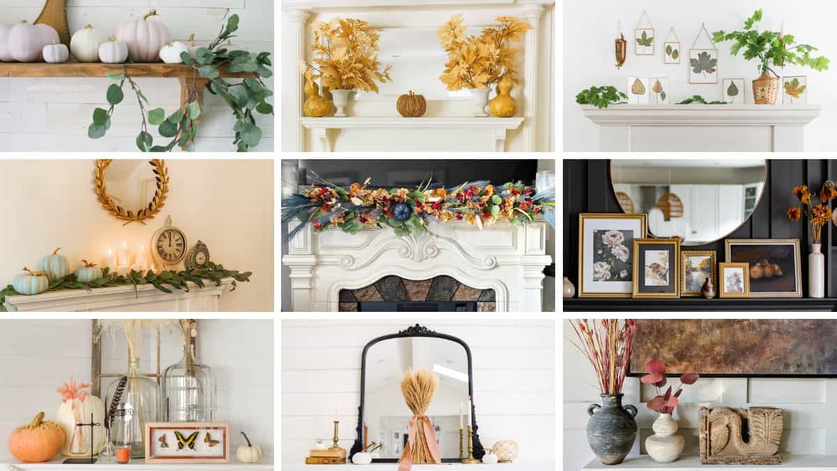13 Beautiful Fall Mantel Ideas