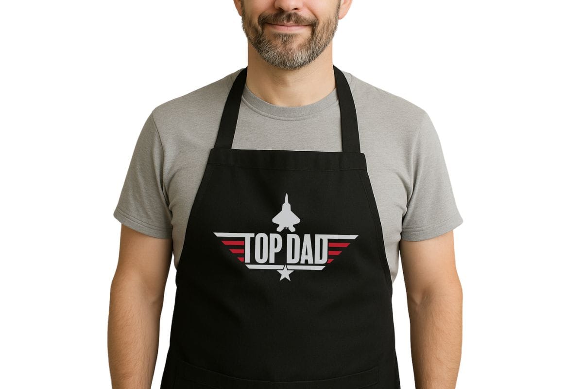 Top Dad Father's Day Apron with Free SVG
