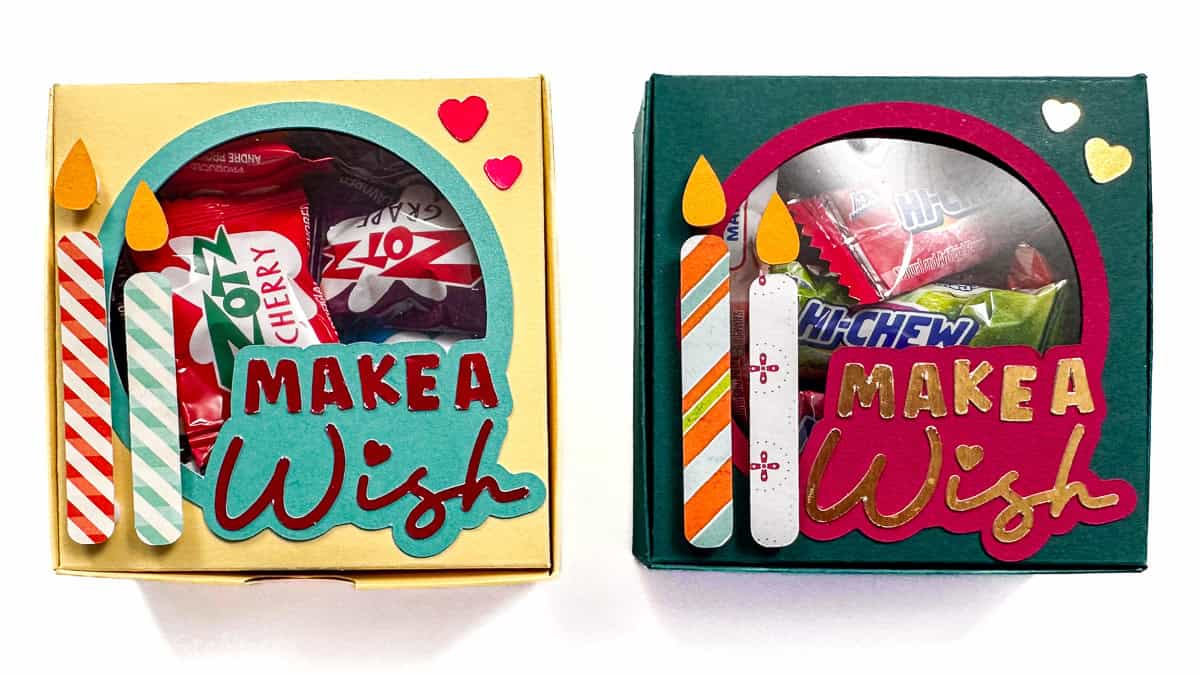 How to Make a Happy Birthday Gift Box with Cricut