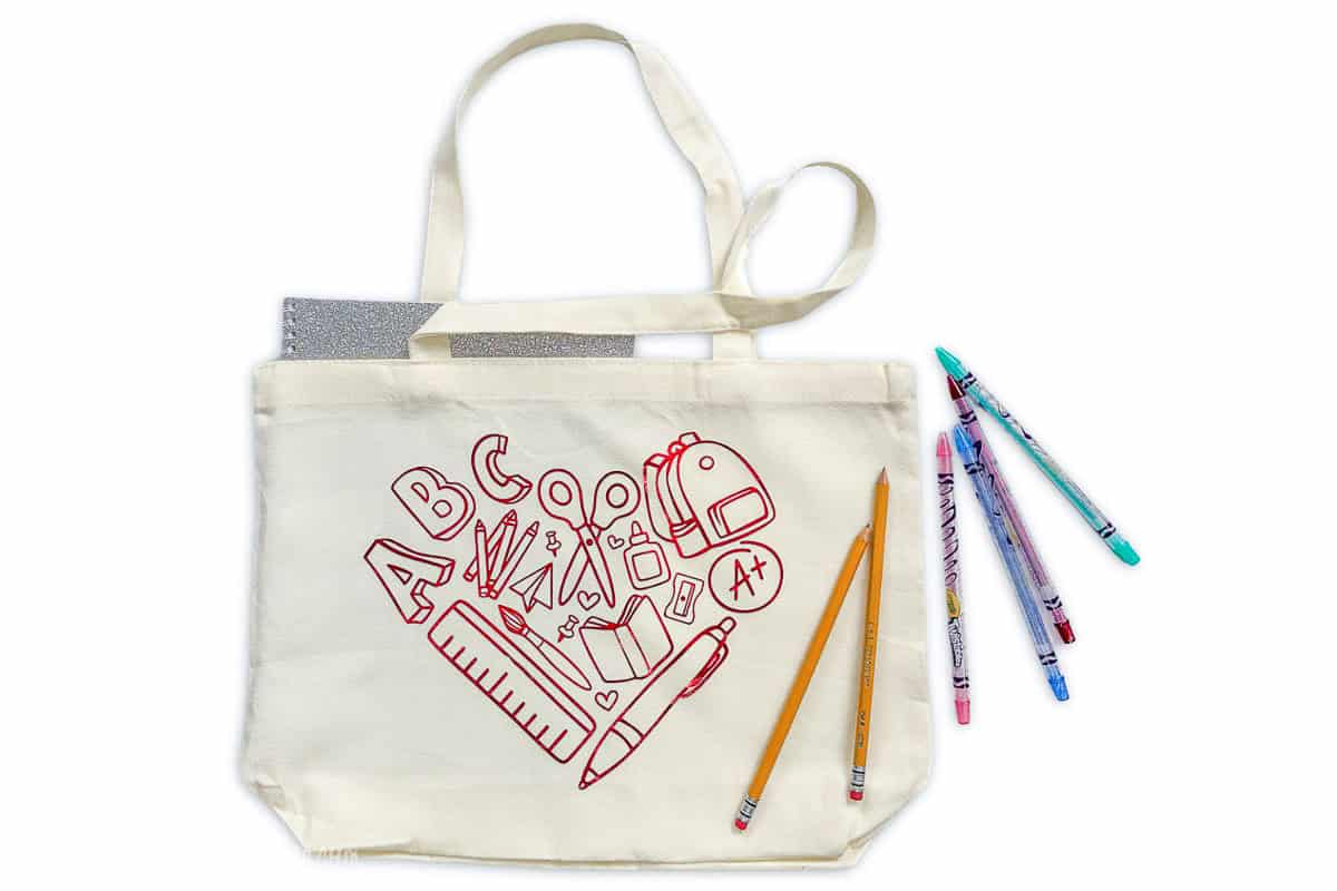 Make a Tote Bag with a Free Teacher Appreciation SVG Download