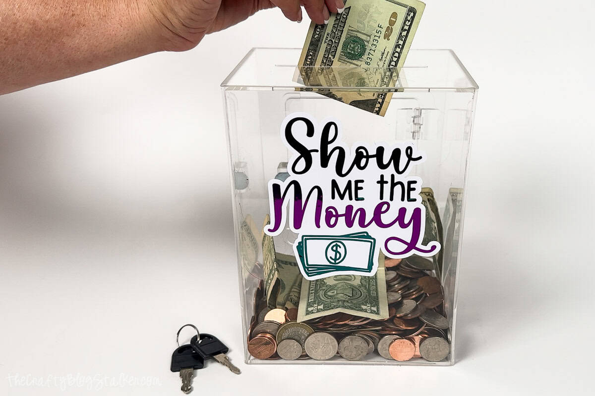 Show Me The Money Piggy Bank Tutorial