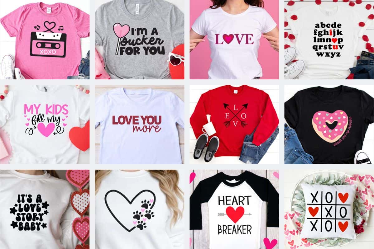 21 Free Valentine's Day SVG Cut Files