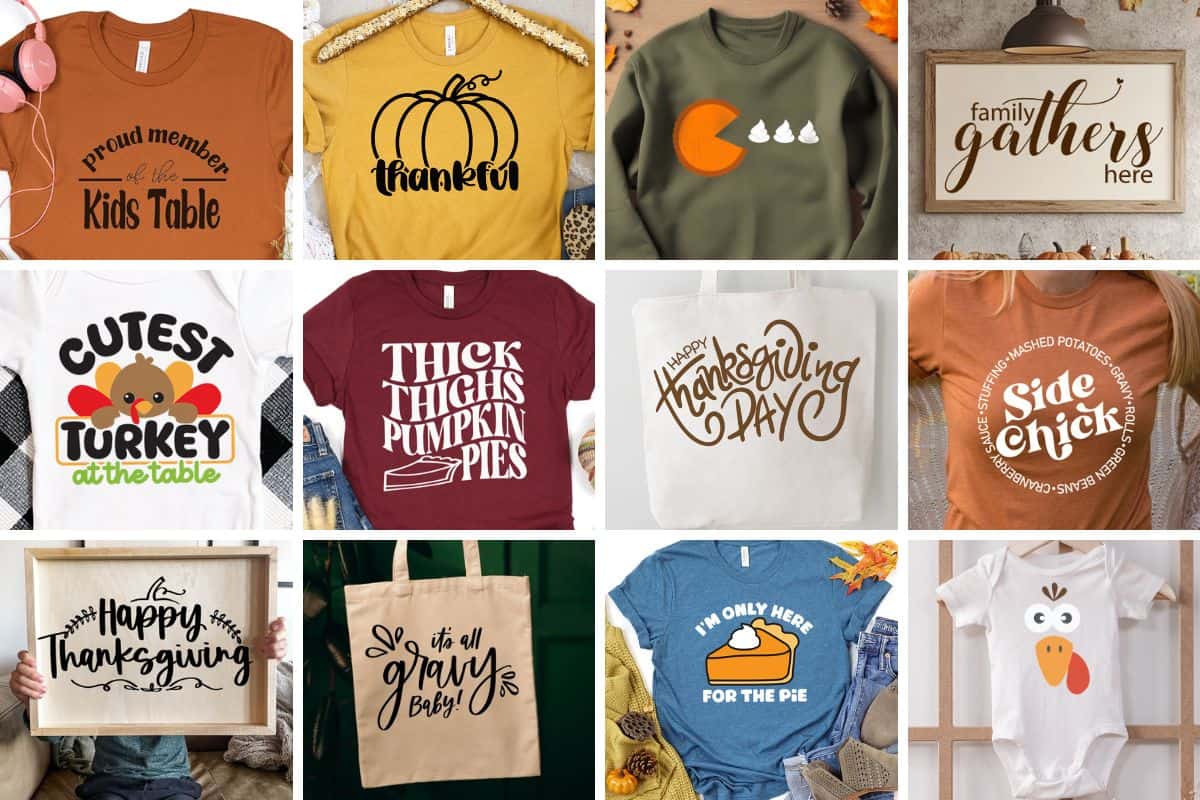 27 Free Thanksgiving SVG Cut Files