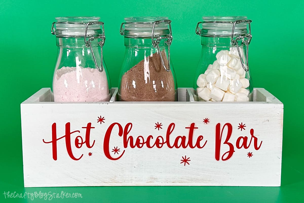 Hot Chocolate Bar Free SVG Handmade Gift