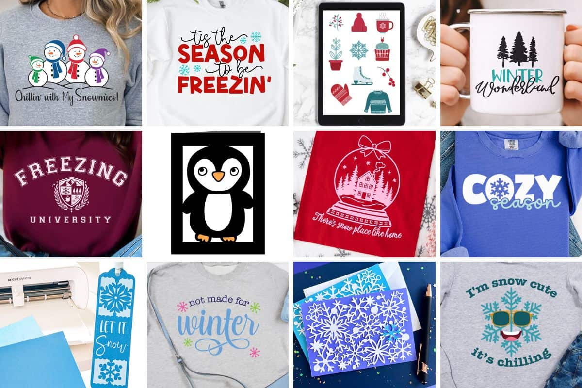 22 Free Winter SVG Cut Files