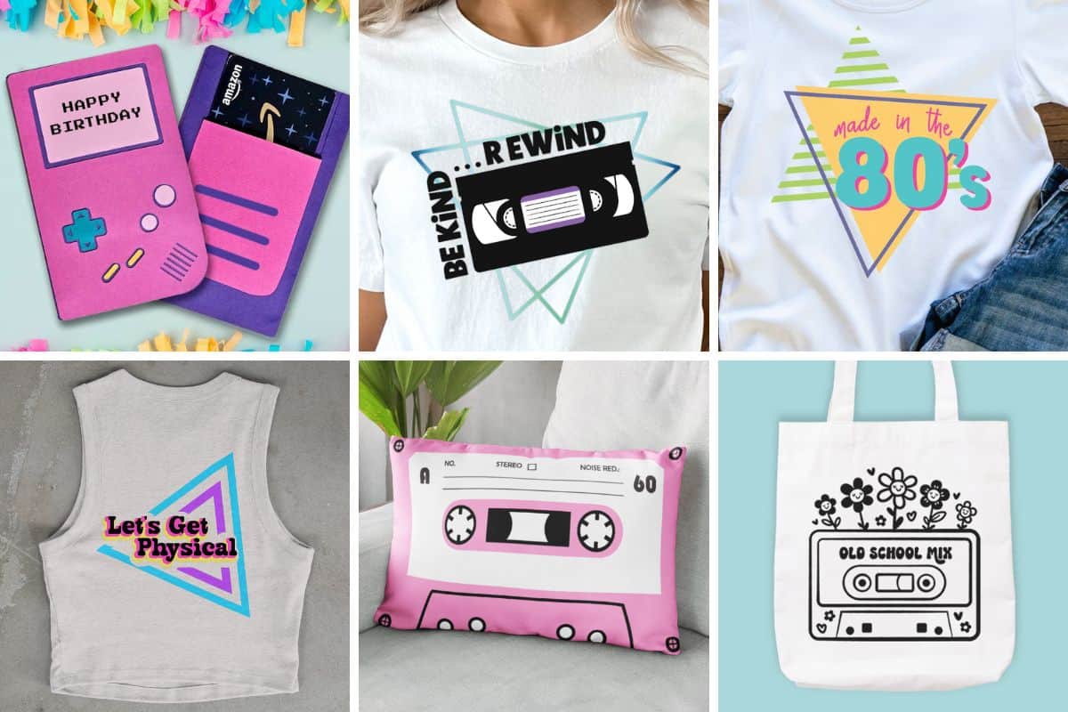 20 Free 80's SVG Cut Files