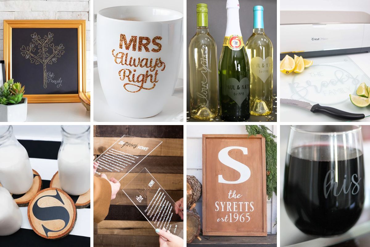 21 Cricut Wedding Gift Ideas