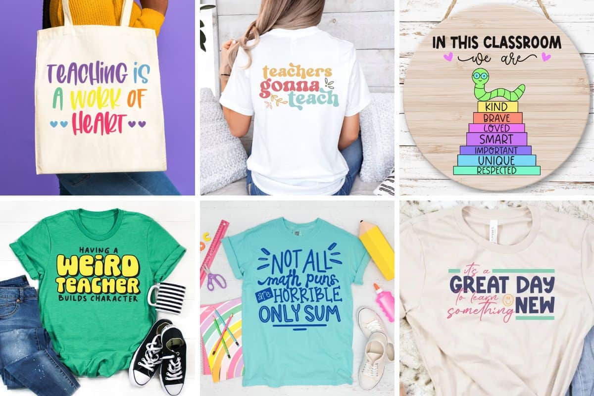 22 Free Teacher Appreciation SVG Cut Files