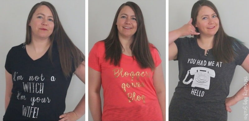 Trendy Shirts Made with Cricut