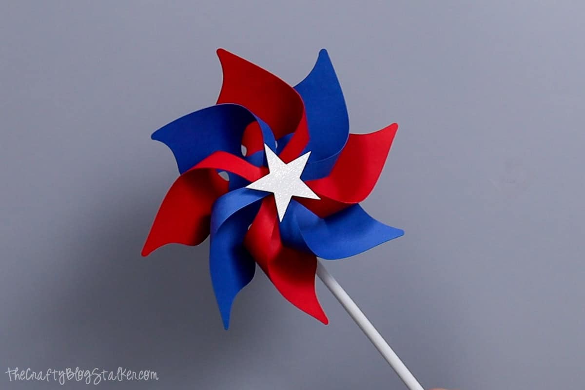 Paper Pinwheels with Free SVG Cut File