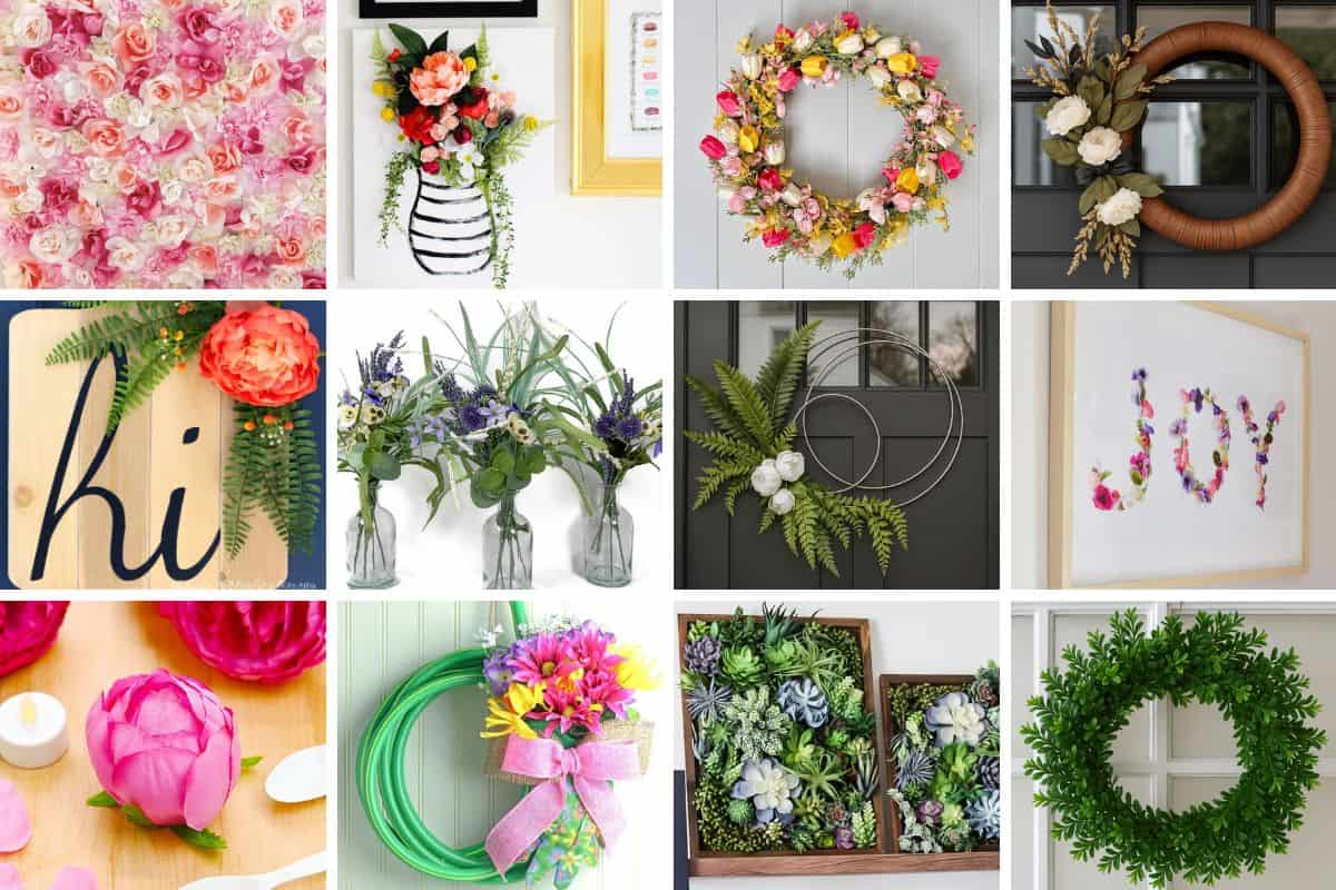 16 Artificial Flower Craft Ideas for Home Decor